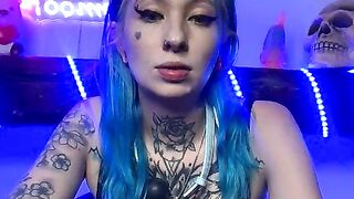 coyemoo - stripchat streamer isn't shy about showing himself naked colorful anal-doggy-style fingering-white goth