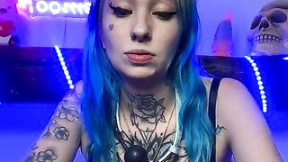 coyemoo - stripchat streamer isn't shy about showing himself naked colorful anal-doggy-style fingering-white goth