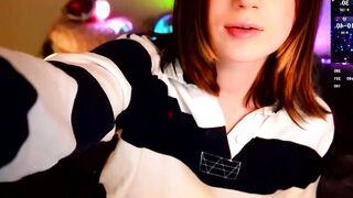 akira_mori - girl from chatrubate is at it again cumface nippleclamps singlemom amputee